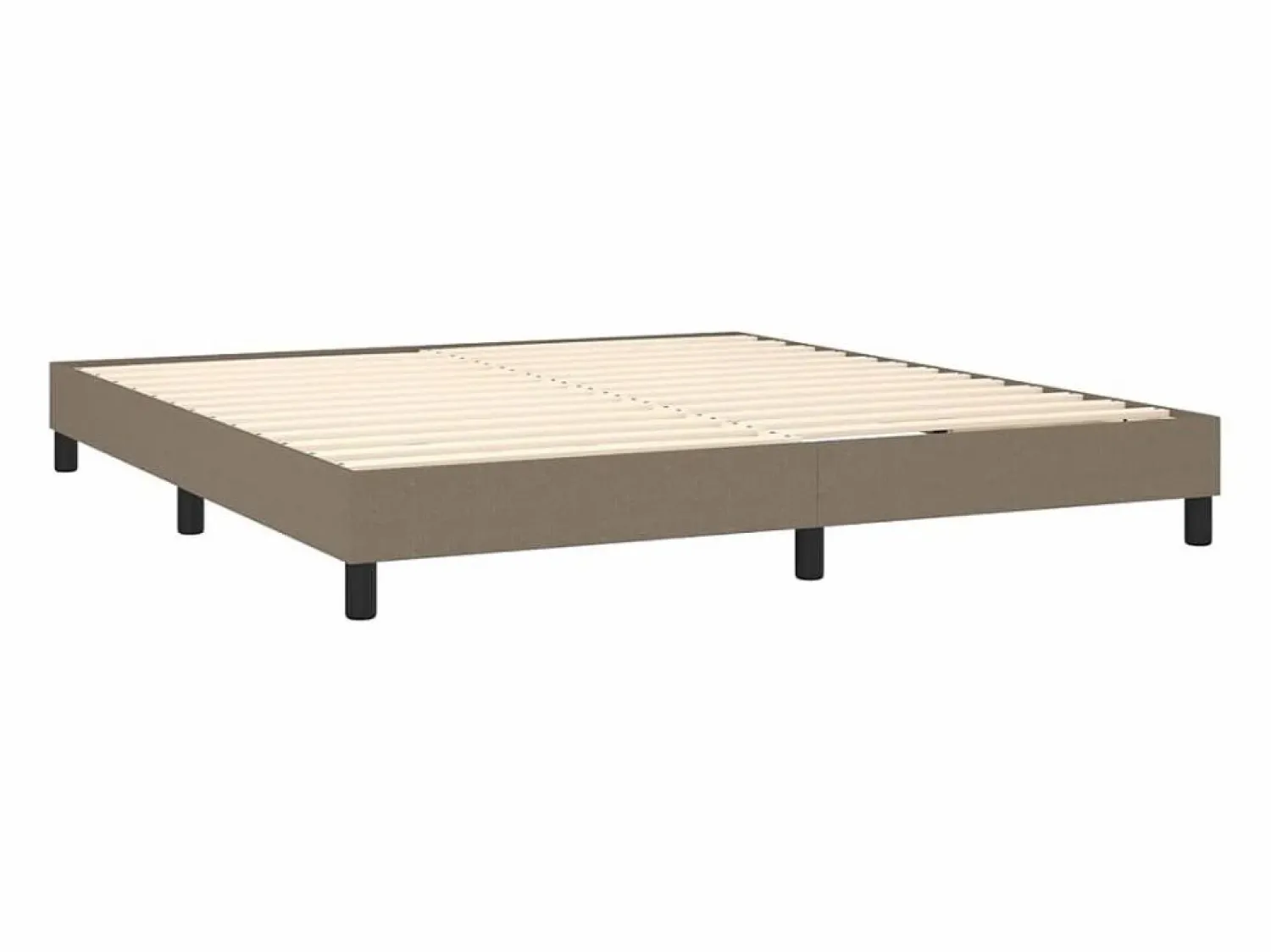 Sale Clicnbuy Estructura de cama box spring tela gris taupe 160x200 cm