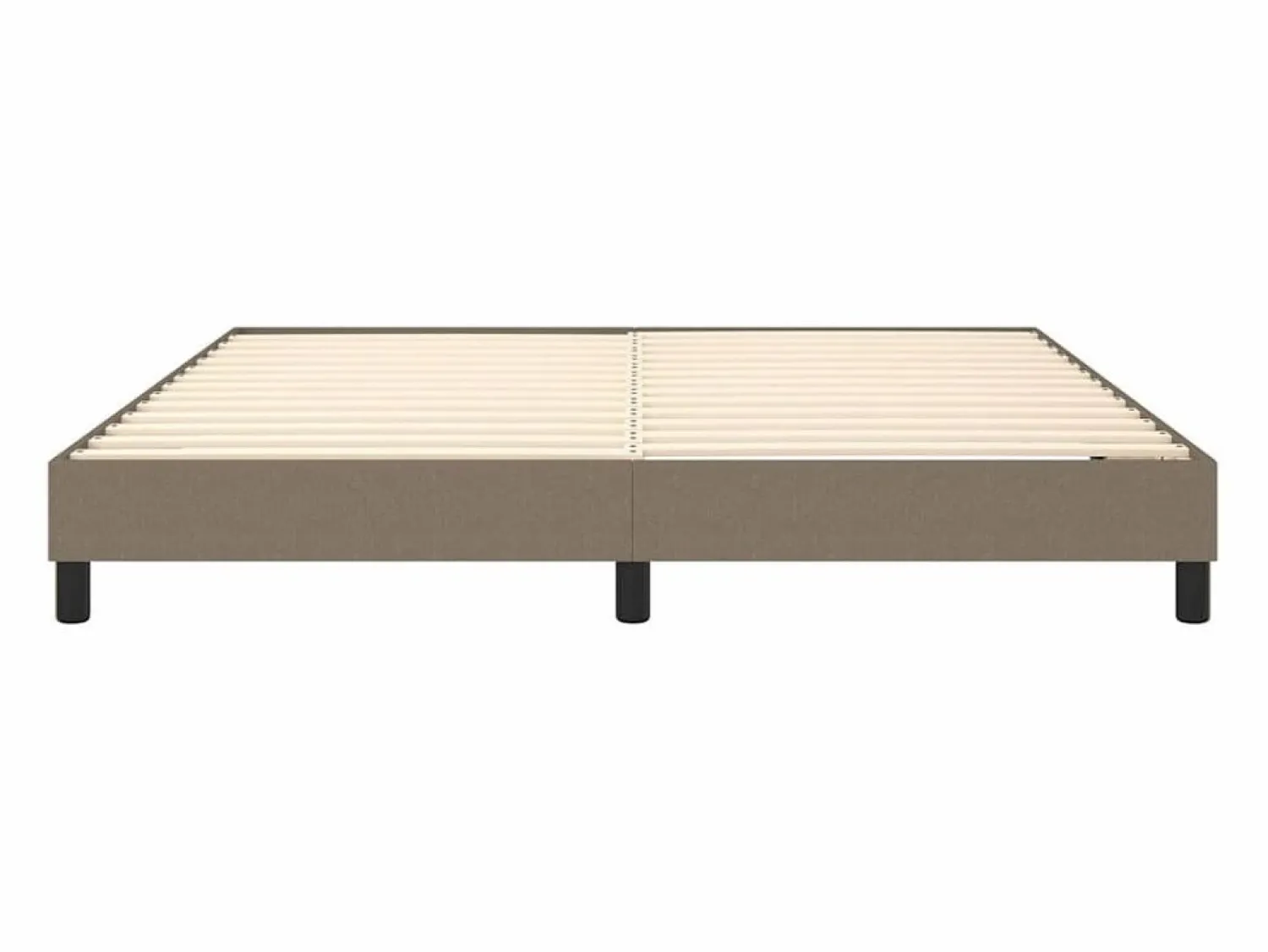 Sale Clicnbuy Estructura de cama box spring tela gris taupe 160x200 cm