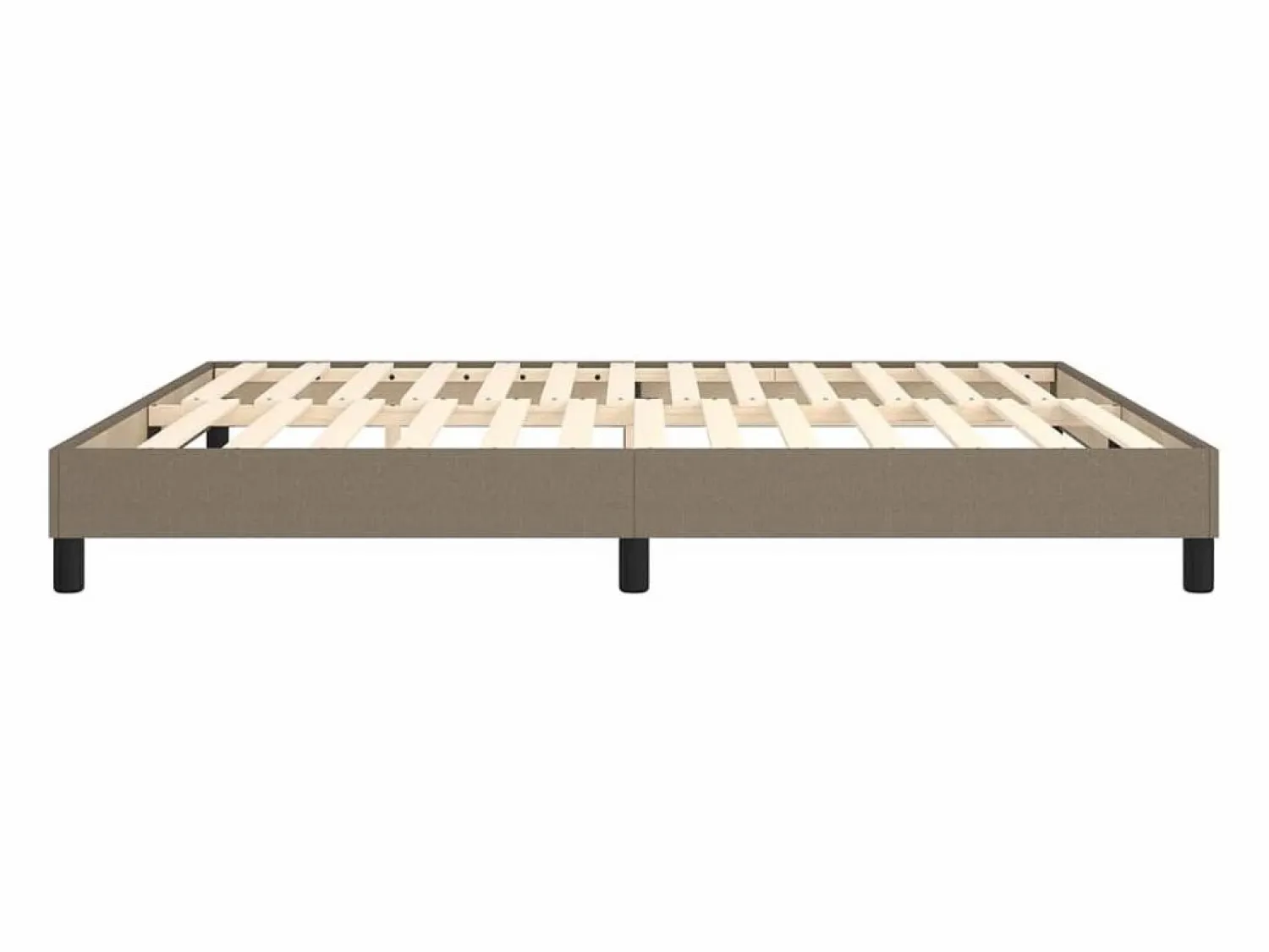 Sale Clicnbuy Estructura de cama box spring tela gris taupe 160x200 cm
