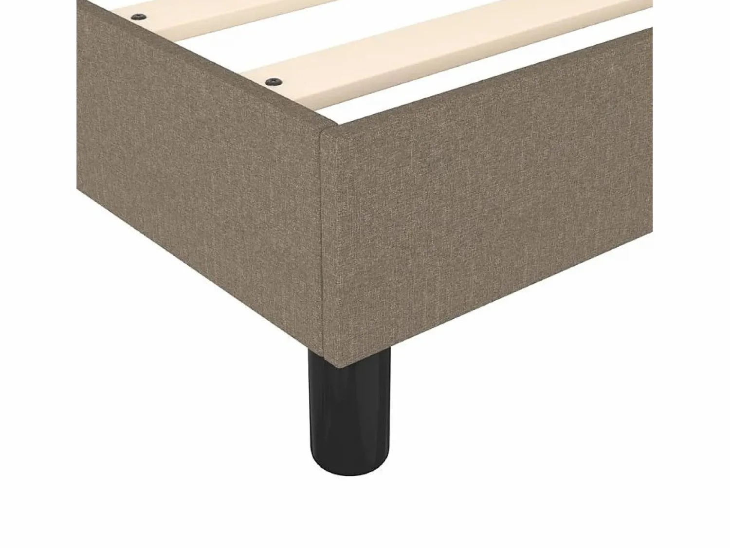 Sale Clicnbuy Estructura de cama box spring tela gris taupe 160x200 cm