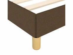 Discount Clicnbuy Estructura de cama box spring tela marrón 160x200 cm