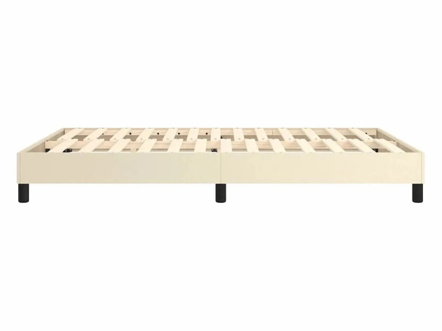 Discount Estructura de cama box spring cuero sintético 140x200 cm Somier Tapizado|Somier - 160X200Cm