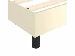 Discount Estructura de cama box spring cuero sintético 140x200 cm Somier Tapizado|Somier - 160X200Cm