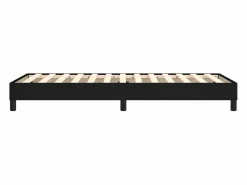 Online Clicnbuy Estructura de cama box spring tela negro 90x190 cm