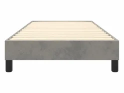 Sale Clicnbuy Estructura de cama box spring terciopelo gris claro 90x190 cm
