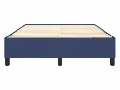 Best Clicnbuy Estructura de cama box spring tela azul 140x190 cm