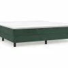 Best Estructura de cama box spring terciopelo verde oscuro 180x200cm Somier - 180X200Cm