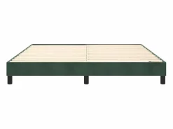 Best Estructura de cama box spring terciopelo verde oscuro 180x200cm Somier - 180X200Cm