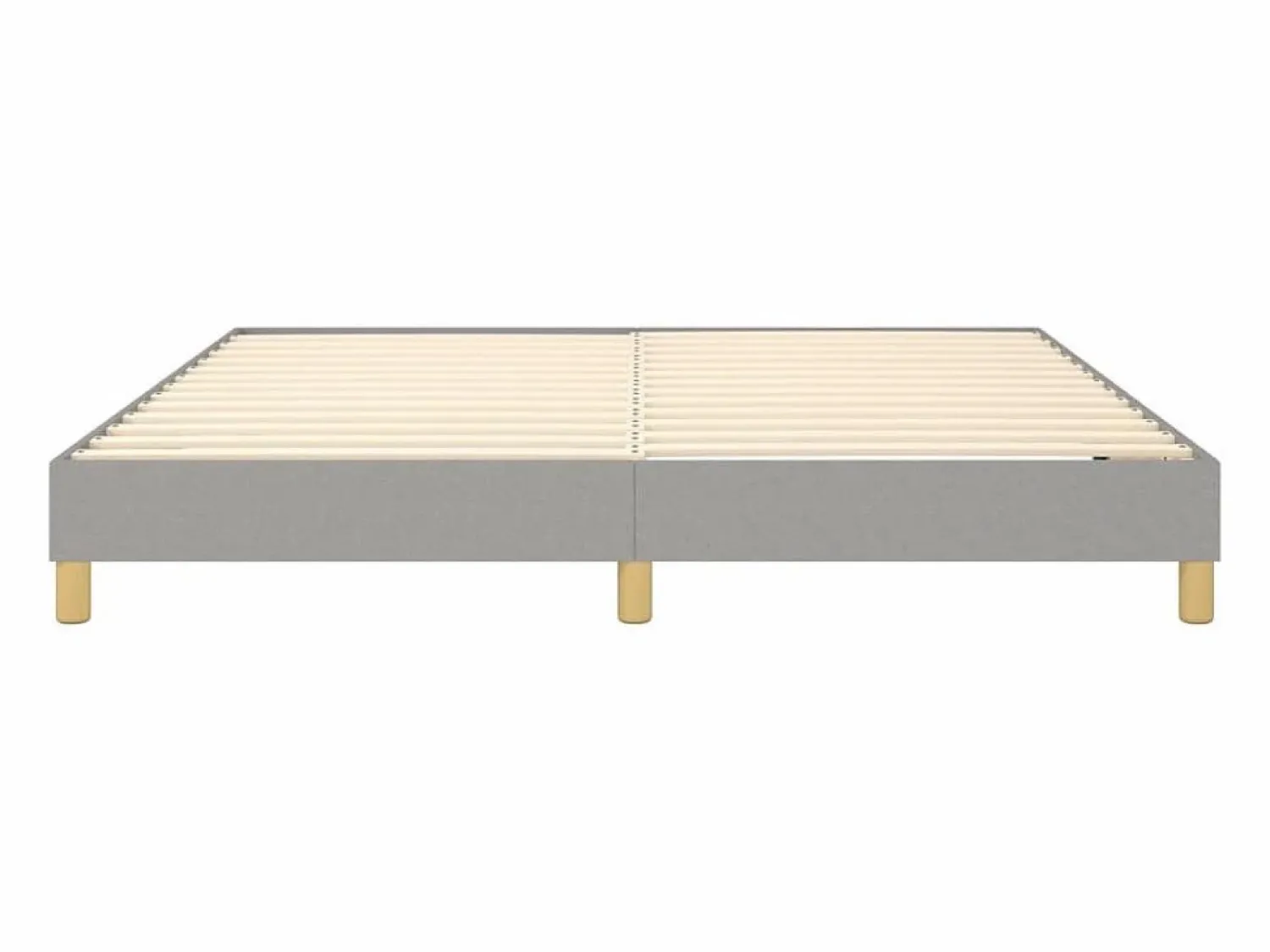 Hot Clicnbuy Estructura de cama box spring tela gris claro 180x200 cm