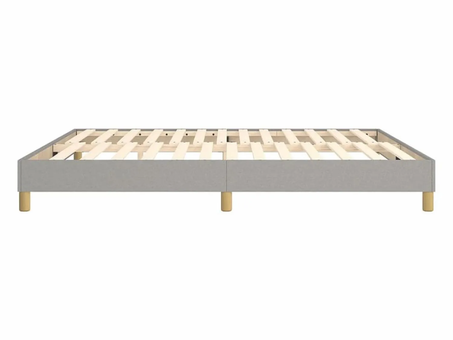 Hot Clicnbuy Estructura de cama box spring tela gris claro 180x200 cm