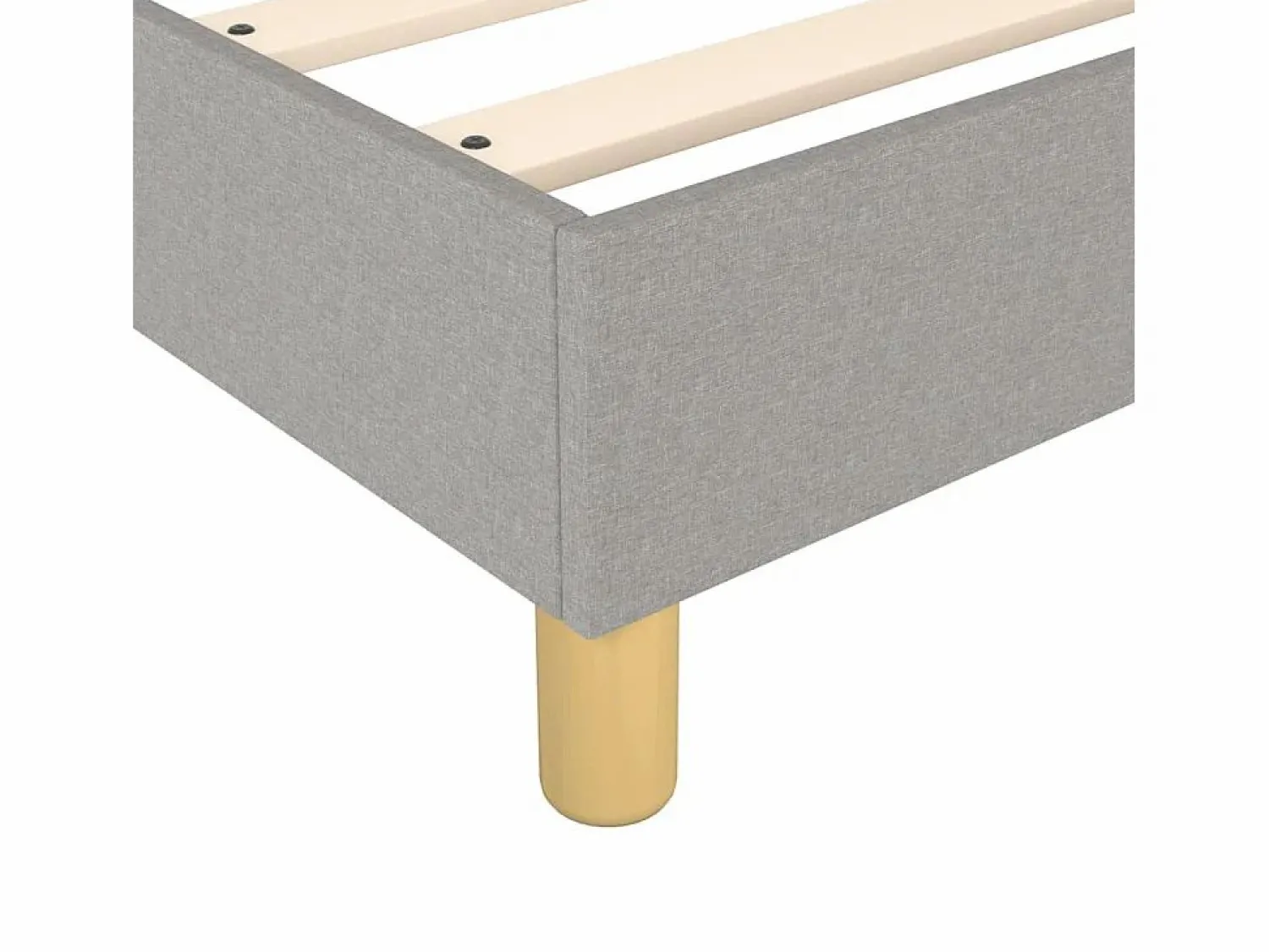 Hot Clicnbuy Estructura de cama box spring tela gris claro 180x200 cm