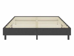 Clicnbuy Estructura de cama Box Spring tela gris 180x200 cm