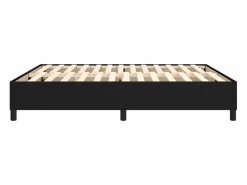 Online Clicnbuy Estructura de cama box spring tela negro 160x200 cm