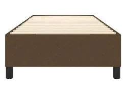 Best Estructura de cama box spring tela marrón 90x190 cm Somier - 90X190Cm