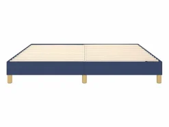 Discount Clicnbuy Estructura de cama box spring tela azul 160x200 cm