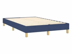 Outlet Clicnbuy Estructura de cama box spring tela azul 120x200 cm