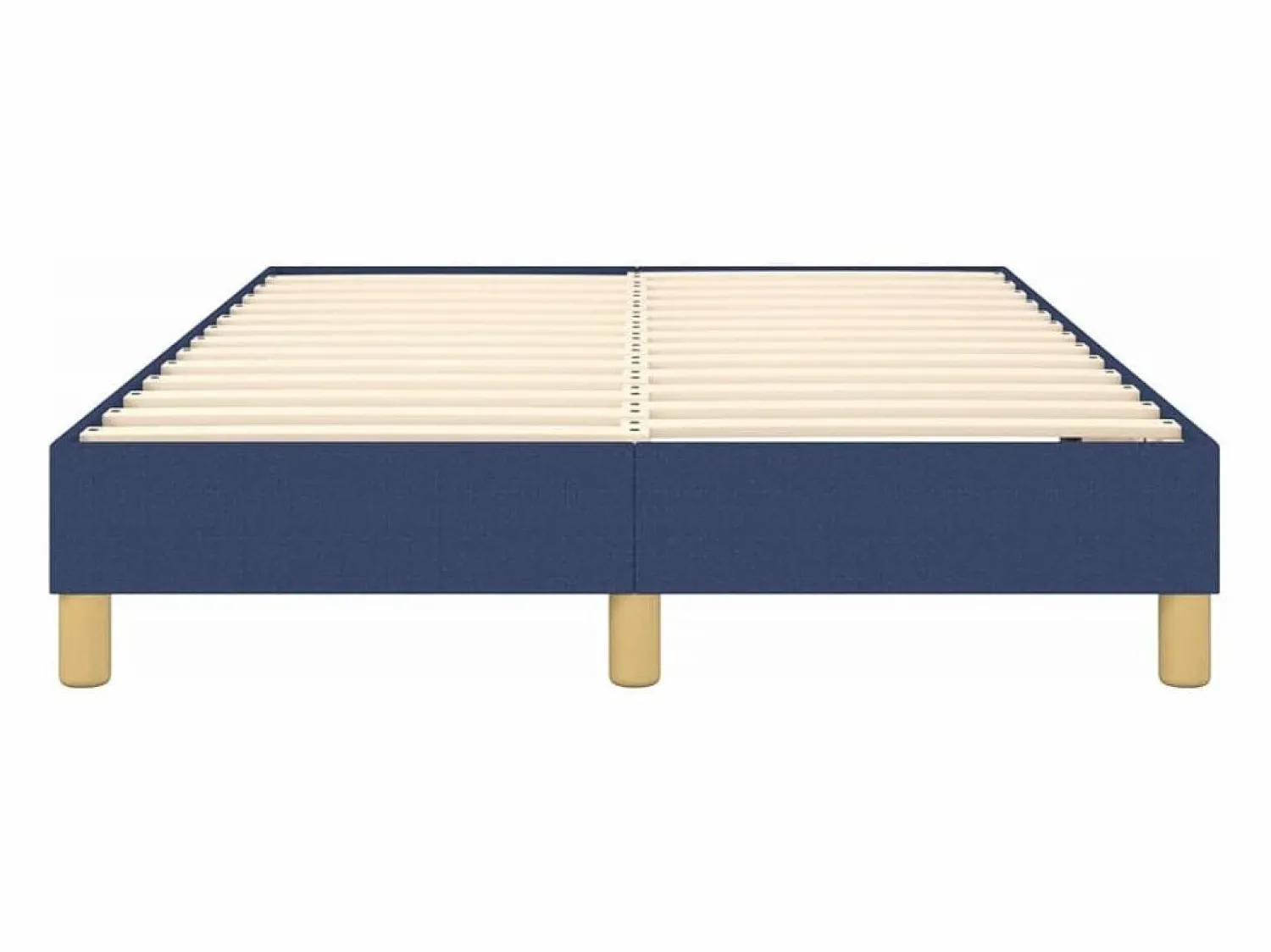 Outlet Clicnbuy Estructura de cama box spring tela azul 120x200 cm