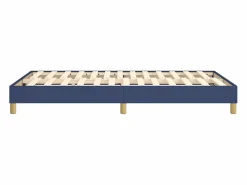 Outlet Clicnbuy Estructura de cama box spring tela azul 120x200 cm