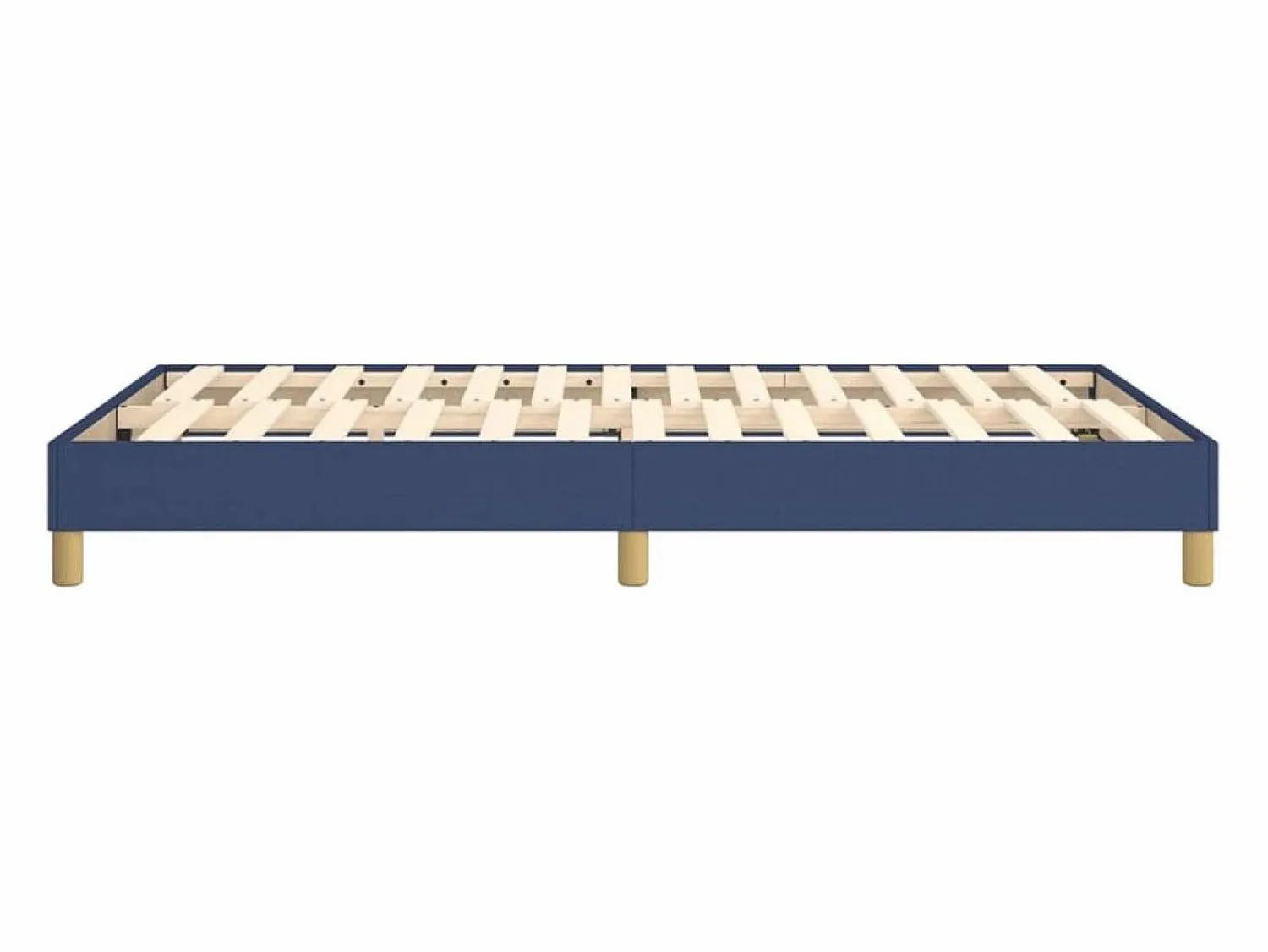 Outlet Clicnbuy Estructura de cama box spring tela azul 120x200 cm