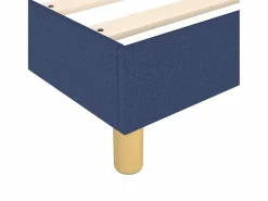 Outlet Clicnbuy Estructura de cama box spring tela azul 120x200 cm
