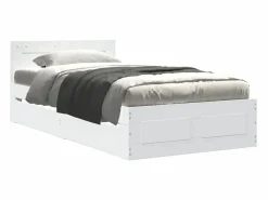 vidaxl Estructura de cama con cabecero sin colchón 100x200 cm
