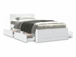 vidaxl Estructura de cama con cabecero sin colchón 100x200 cm