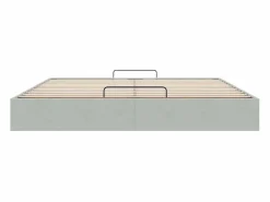 vidaxl Estructura de cama otomana sin colchón claro 160x200cm