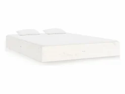 vidaxl Estructura de cama sin colchón madera maciza 200x200 cm