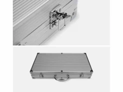 Outlet Sweeek Estuche para utensilios de barbacoa de 18 piezas Gris