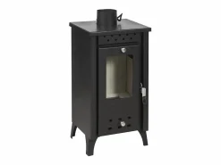 Estufa de leña Matilde Nera, potencia 7,7 kW, L33xD38,5xH74
