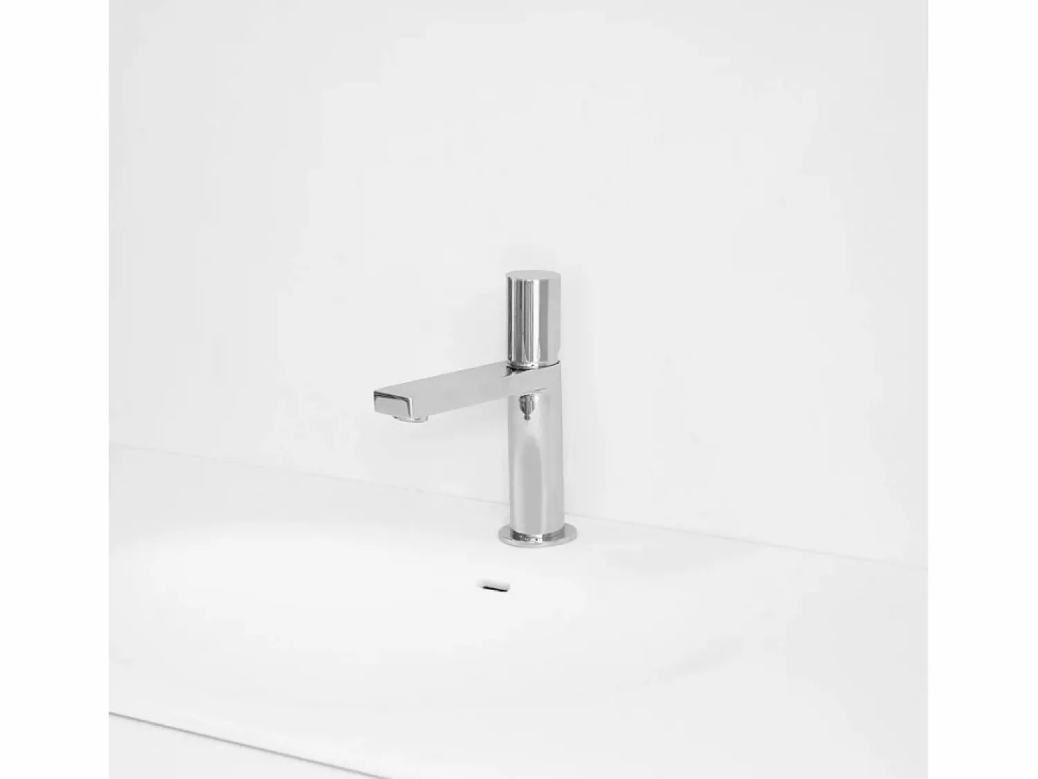 Best Essebagno Exil grifo mezclador bajo cromado para lavabo Plateado