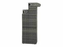 Best Farid Mesa alta de jardín ratán sintético 120x55x110 cm Mesa Alta