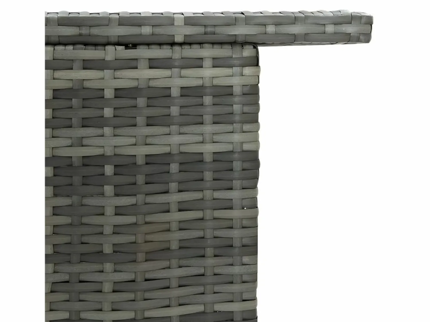 Best Farid Mesa alta de jardín ratán sintético 120x55x110 cm Mesa Alta
