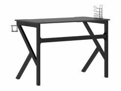 Faril Escritorio gaming con patas en forma de K 110x60x75 cm Mesa Gaming