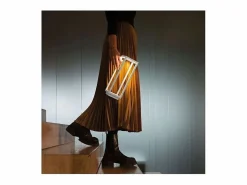 Online Farol de mesa para hogar LED 2,2w a pilas IP54 Azafrán 3000K 12h potencia máxima en aluminio Iluminación Exterior