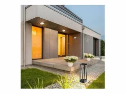 Sale Farol solar oscuro para el hogar, 2,2 W, LED, funciona con pilas, IP54, color azafrán Gris