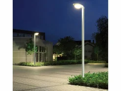 New Farola LED solar 3000lm crepuscular + pir + control remoto Iluminación Exterior|Energía Solar