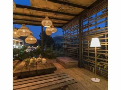 Lumisky farola solar H150CM WOOD Beige