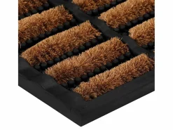 Online Felpudo rectangular de goma y fibra de coco 45x75 cm ES211809 Felpudo