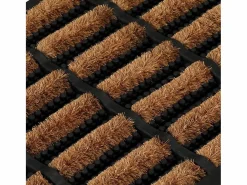 Online Felpudo rectangular de goma y fibra de coco 45x75 cm ES211809 Felpudo