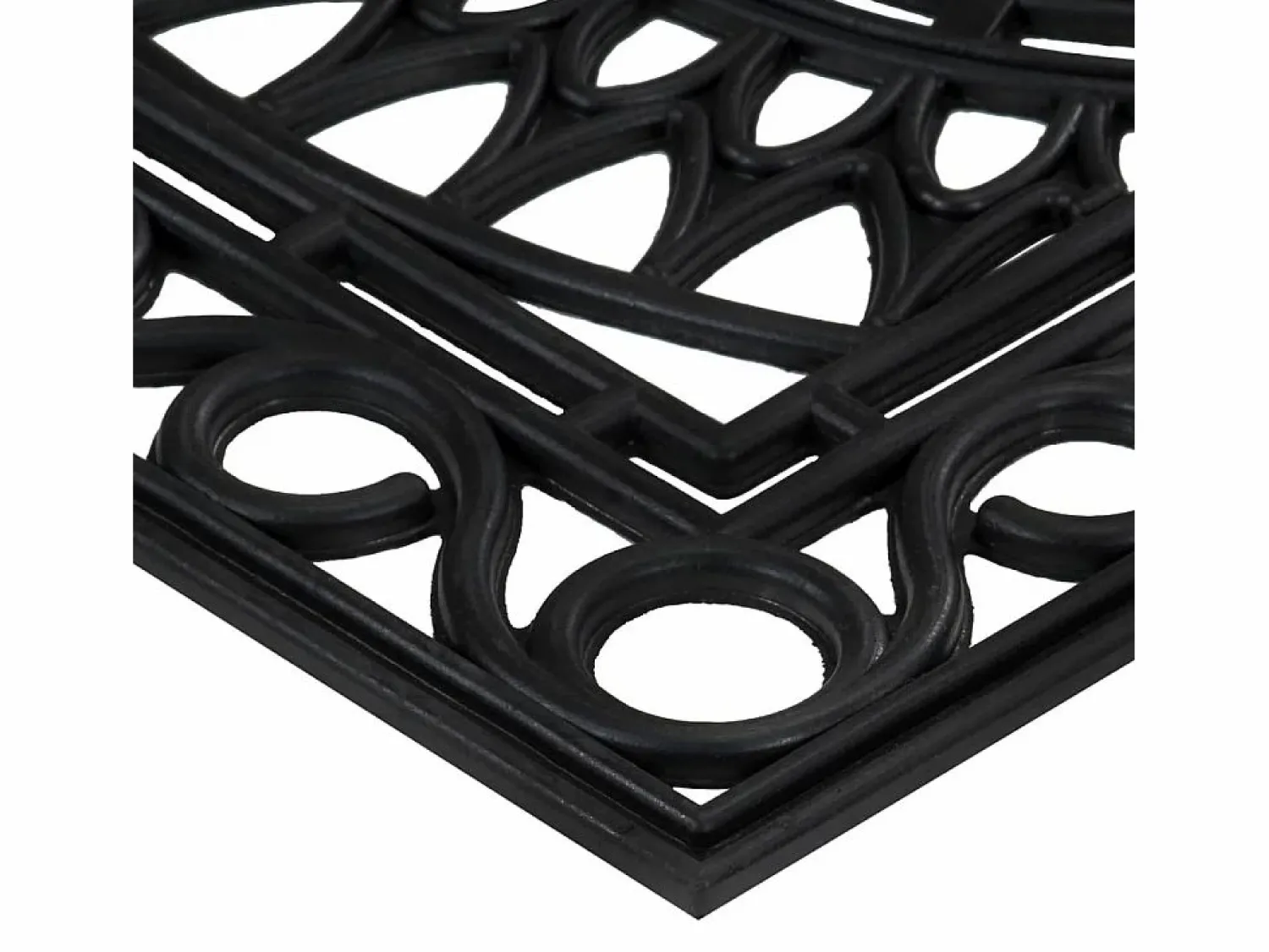 Felpudo rectangular de goma 45x75 cm ES982919