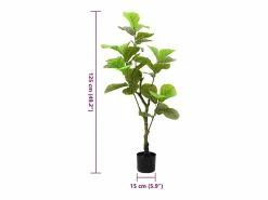 Online Ficus artificial 30 hojas 125 cm Verde