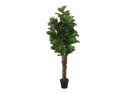 Ficus lyrata artificial 134 hojas 120 cm