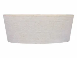 Clearance Garden Furniture Fiera Lavabo mármol Ø40x15 cm Crema