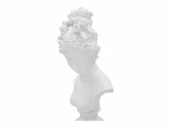 Best Figura escultura busto clásica de mujer en resina blanca Era Estatua