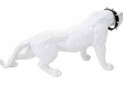 Online Figurita decorativa pantera con collar, alto brillo con collar Estatua