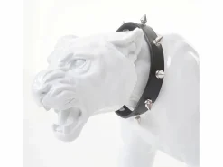 Online Figurita decorativa pantera con collar, alto brillo con collar Estatua
