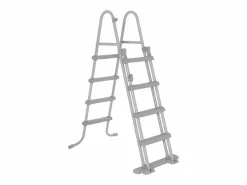 Flowclear Escalera de piscina de seguridad 4 escalones 122 cm ES953944