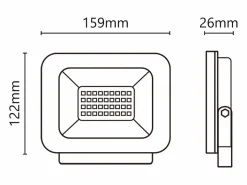 Hot Foco LED 9-30V 30W 2550lm 4000K Iluminación Exterior