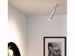 Best Foco Portalámparas Aluminio para Bombillas GU10 Cuarzo Negro Plafón